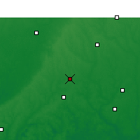 Nearby Forecast Locations - Moultrie - Map