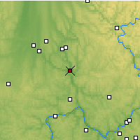 Nearby Forecast Locations - New Castle - Map