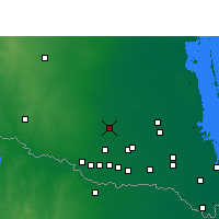 Nearby Forecast Locations - Edinburg - Map