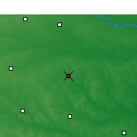 Nearby Forecast Locations - Mount Pleasant - Map