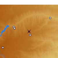 Nearby Forecast Locations - Pampa - Map