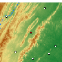 Nearby Forecast Locations - Luray - Map