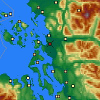 Nearby Forecast Locations - Burlington - Map