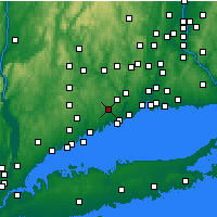 Nearby Forecast Locations - Trumbull - Map