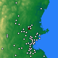 Nearby Forecast Locations - Lawrence - Map