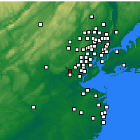 Nearby Forecast Locations - Plainfield - Map