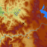 Nearby Forecast Locations - Ashland - Map