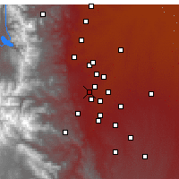 Nearby Forecast Locations - Arvada - Map