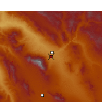 Nearby Forecast Locations - Safford - Map