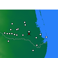 Nearby Forecast Locations - San Benito - Map