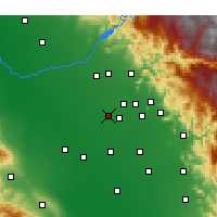 Nearby Forecast Locations - Selma - Map
