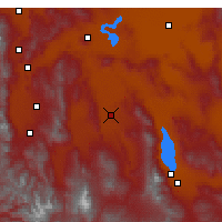 Nearby Forecast Locations - Yerington - Map