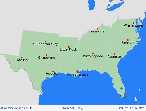 overview  North America Forecast maps