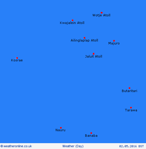 overview Marshall Islands Oceania Forecast maps