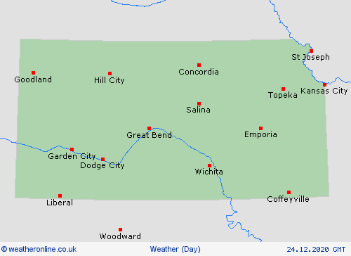 overview Kansas North America Forecast maps