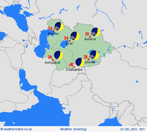 overview  Oceania Forecast maps