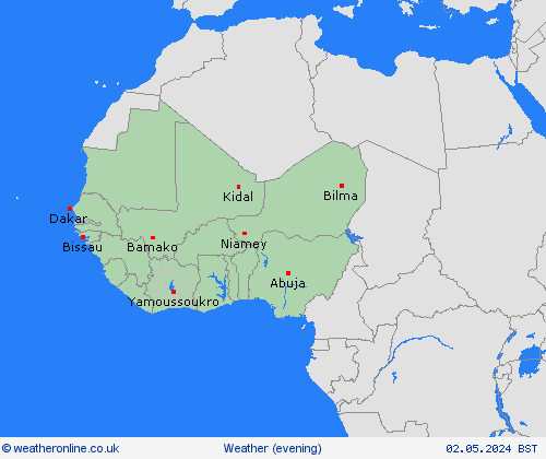 overview  Africa Forecast maps