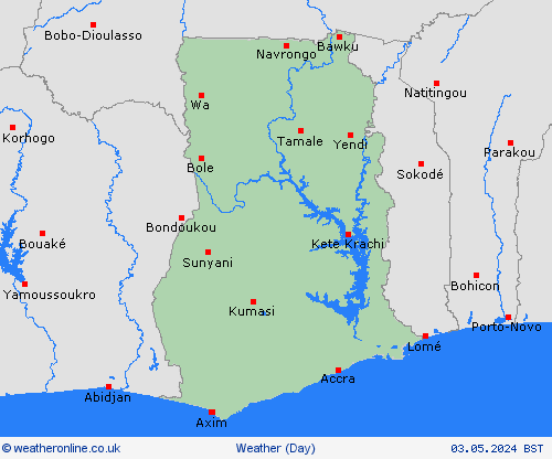 overview Ghana Africa Forecast maps