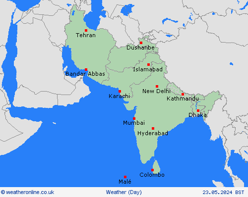 overview  Asia Forecast maps