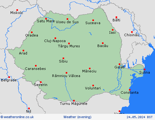 overview Romania Europe Forecast maps