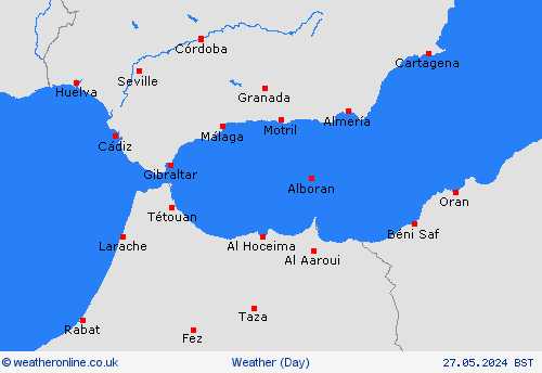 overview Gibraltar Europe Forecast maps