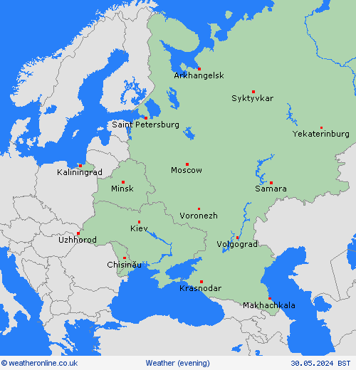 overview  Europe Forecast maps