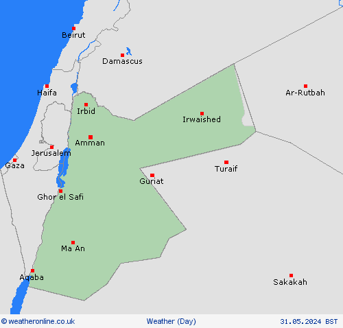 overview Jordan Asia Forecast maps