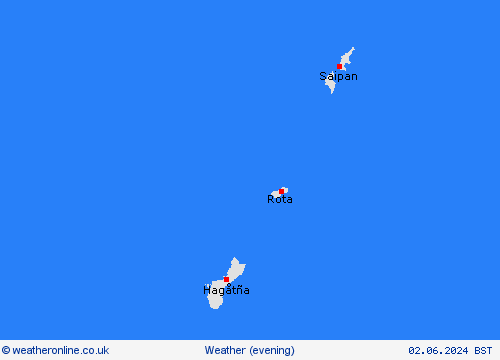 overview Marianen Oceania Forecast maps