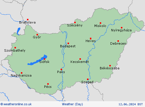 overview Hungary Europe Forecast maps