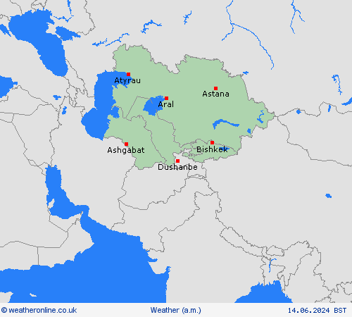 overview  Asia Forecast maps