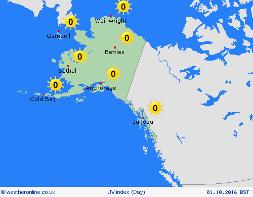 uv index  Asia Forecast maps