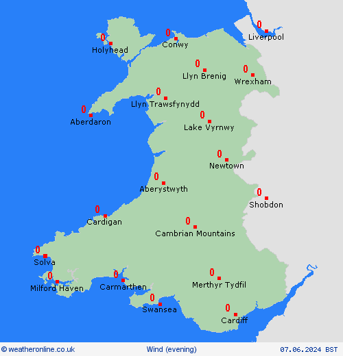 wind  United Kingdom Forecast maps