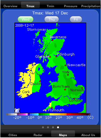 Mobile Weather : iPhone Weather WEATHER UK weatheronline.