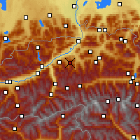 Nearby Forecast Locations - Wildschönau - Map