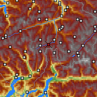 Nearby Forecast Locations - Rheinwald - Map