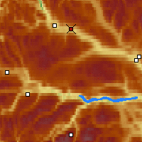 Nearby Forecast Locations - Lesjaskog - Map