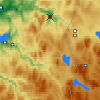 Nearby Forecast Locations - Meråker - Map