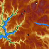 Nearby Forecast Locations - Sognefjellet - Map