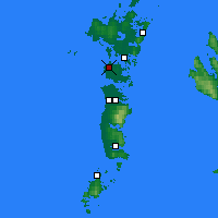 Nearby Forecast Locations - Benbecula - Map