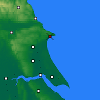 Nearby Forecast Locations - Bridlington - Map