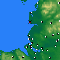 Nearby Forecast Locations - Blackpool - Map
