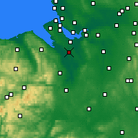 Nearby Forecast Locations - Chester - Map