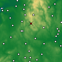 Nearby Forecast Locations - Leek - Map