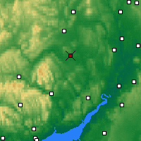 Nearby Forecast Locations - Hereford - Map
