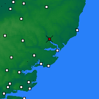 Nearby Forecast Locations - Ipswich - Map