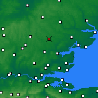 Nearby Forecast Locations - Braintree - Map