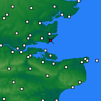 Nearby Forecast Locations - Shoeburyness - Map