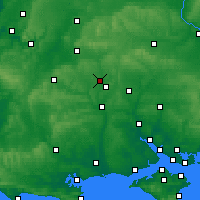 Nearby Forecast Locations - Stonehenge - Map