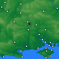 Nearby Forecast Locations - Salisbury - Map