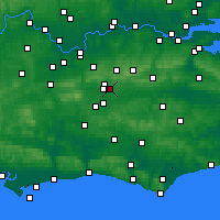 Nearby Forecast Locations - Redhill - Map